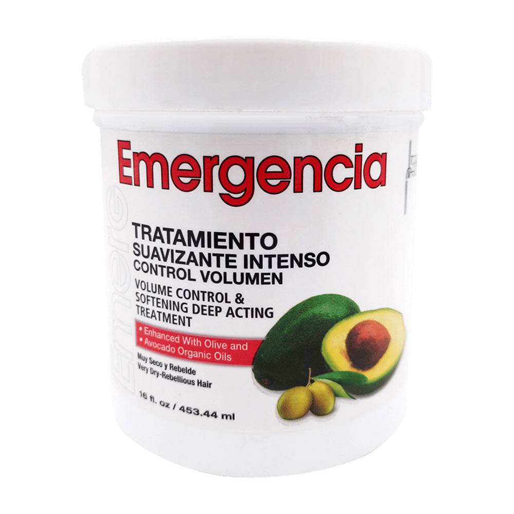 Emergencia Avocado and Olive Oil Deep Conditioner Volume Control and Hair Softening 16Oz (453.44ml)